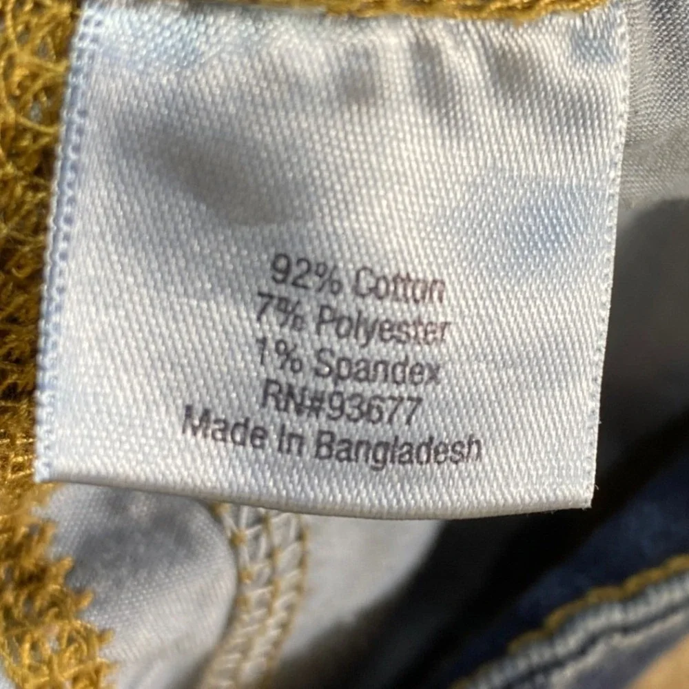 St. John's Bay Bootcut Jeans Womens 6P Blue Excellent Stretch Dark Wash Petite‎